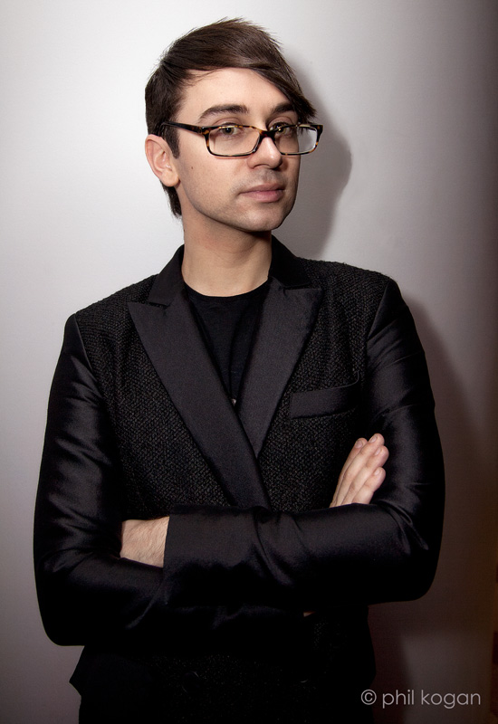 Designer Christian Siriano at "Pink Rocks the Runway"