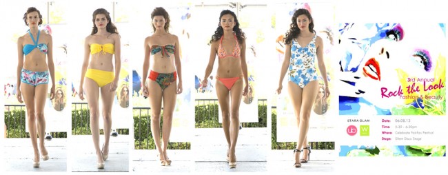 Collage with D'Milikah Swimwear